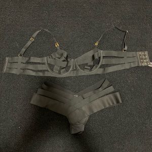 VS strap lingerie.